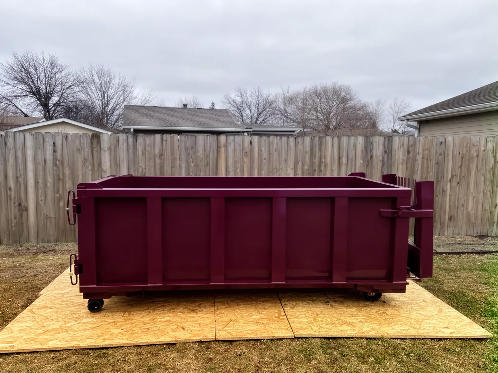 Roll-off dumpster from Antelope Creek Dumpster Rental in Colorado Springs, CO